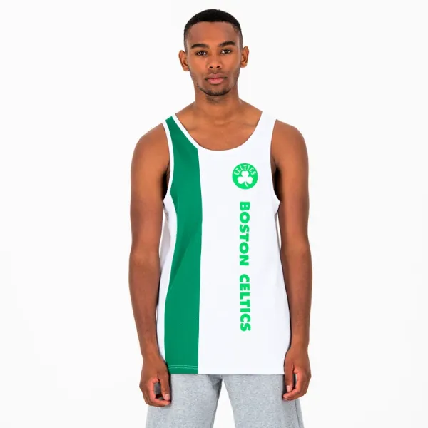 New Era Pánské tričko bez rukávů New Era Team Wordmark Tank NBA Boston Celtics, S