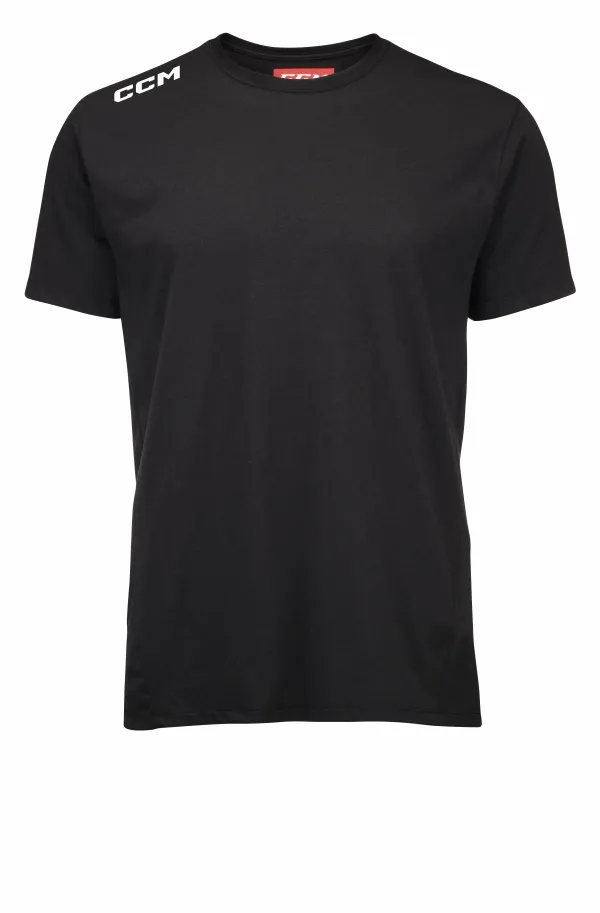 CCM Pánské tričko CCM  SS Essential Tee Black