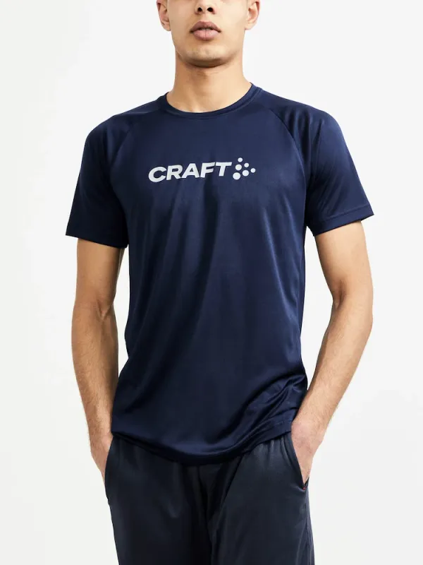 Craft Pánské tričko Craft Core Unify Logo Blue Navy