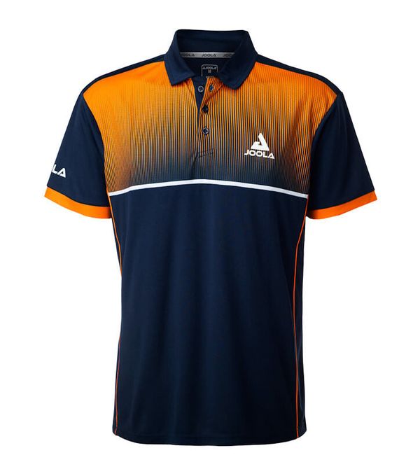 Joola Pánské tričko Joola  Shirt Edge Navy/Orange XXL