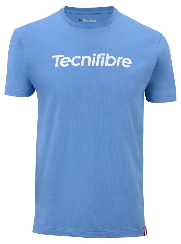 Tecnifibre Pánské tričko Tecnifibre  Club Cotton Tee Azur M
