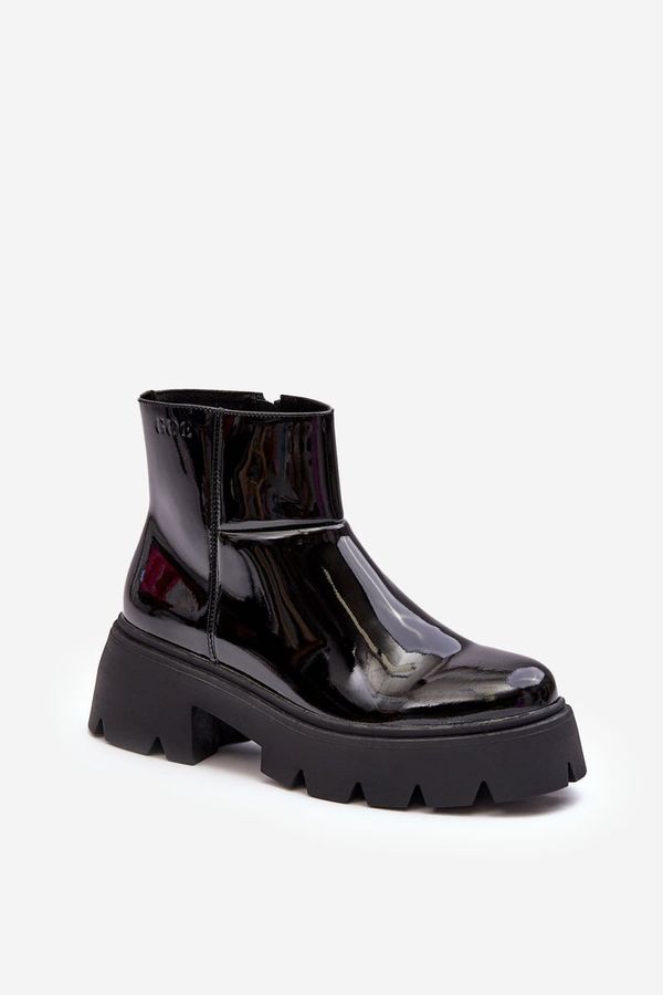 Kesi Patent leather women's shoes GOE Black