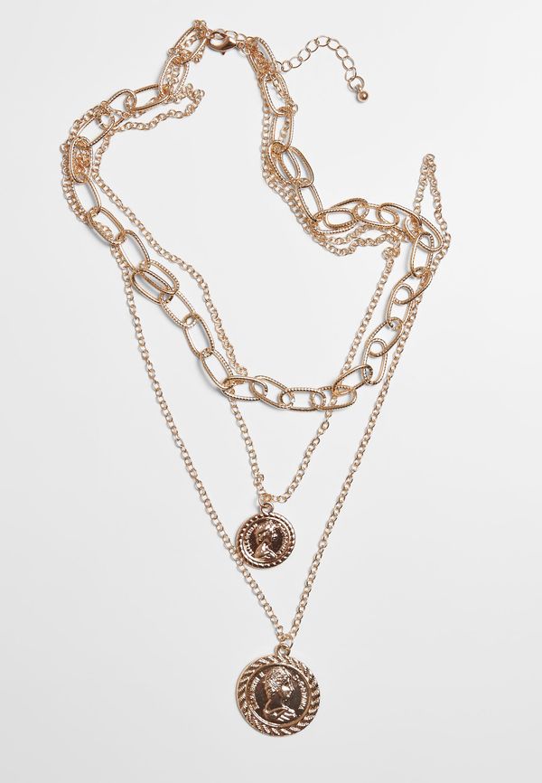 Urban Classics Patricia Layering Necklace - Golden Colors