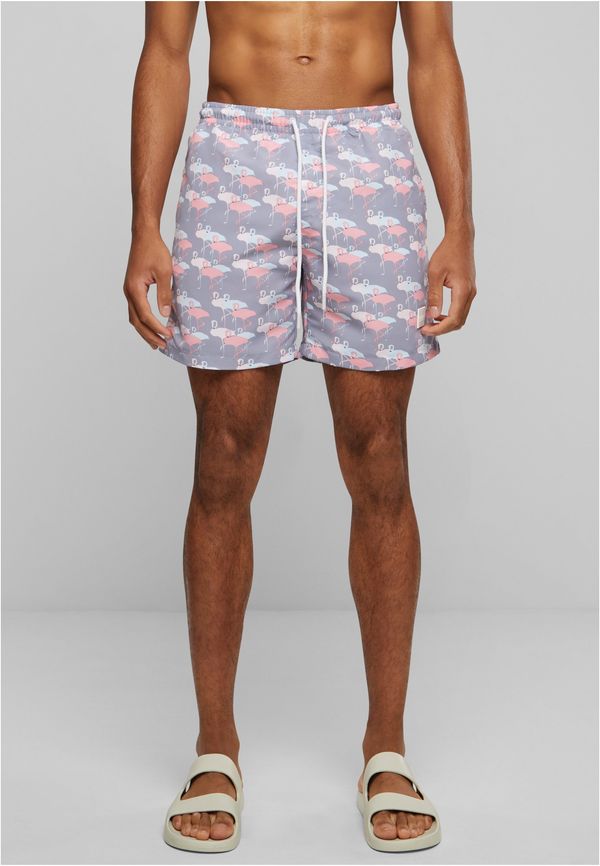 Urban Classics Pattern swimsuit shorts flamingo aop