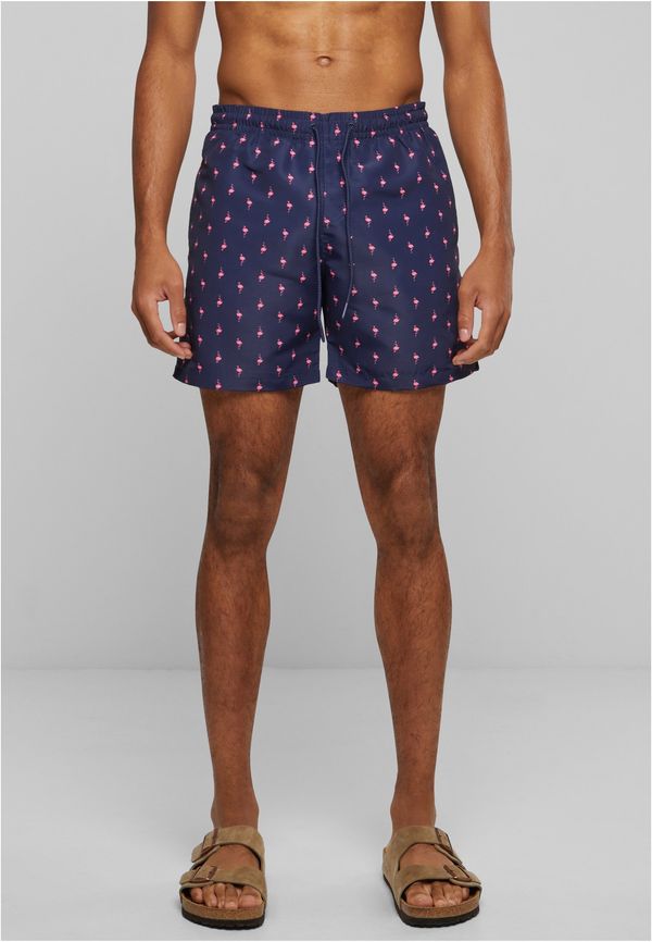 Urban Classics Pattern swimsuit shorts flamingo