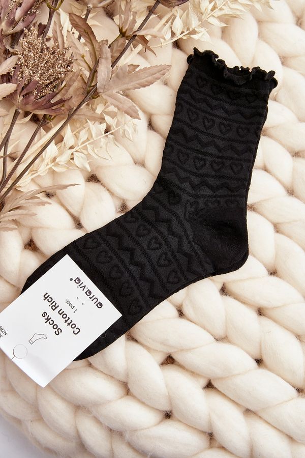 Kesi Patterned women's socks black