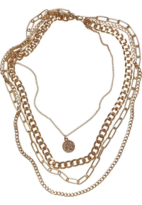 Urban Classics Accessoires Penumbra Layering Necklace Gold