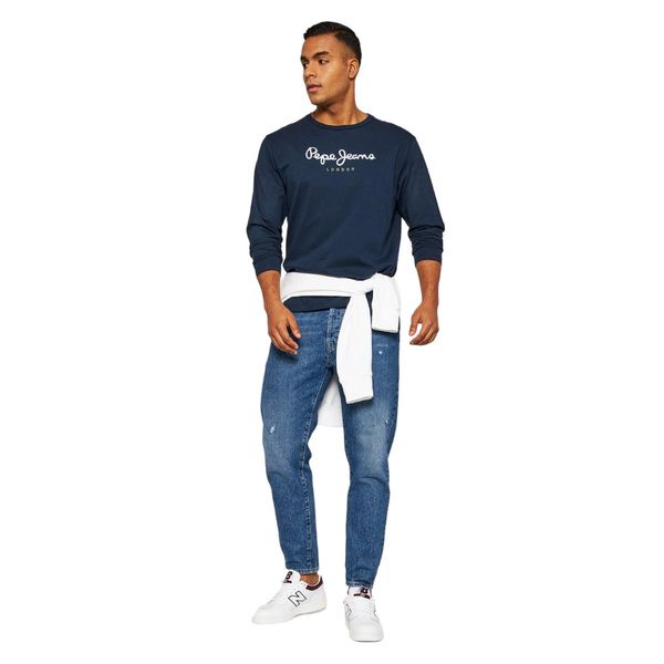 Pepe Jeans Pepe Jeans Man's Long Sleeve T-Shirts PM508209595 Navy Blue