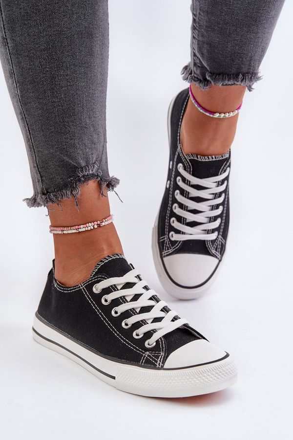 PH2 PH2 Women's Classic Low Black Sneakers Caelira