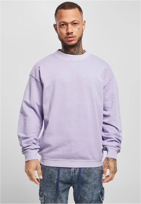 Urban Classics Pigment Dyed Crew Neck Lavender