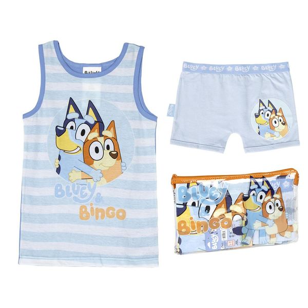 BLUEY PIJAMA TIRANTES SINGLE JERSEY NECESER BLUEY