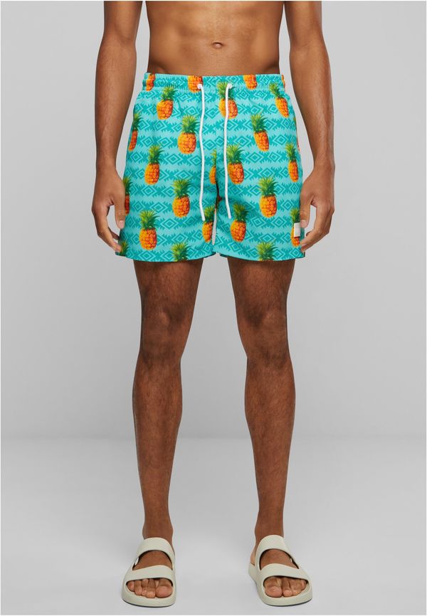 Urban Classics Pineapple aop swim shorts pattern