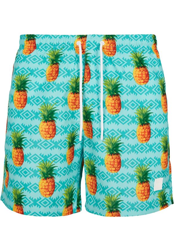 Urban Classics Pineapple aop swim shorts pattern