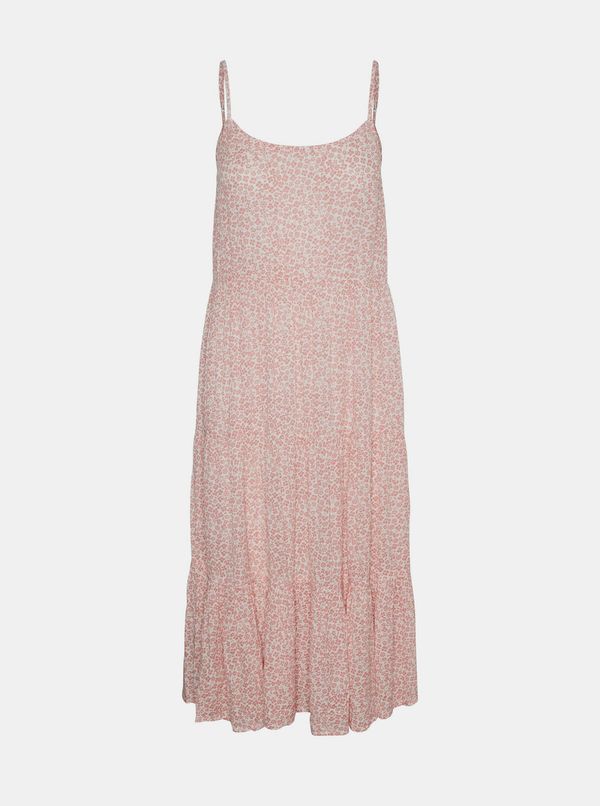 Vero Moda Pink floral midi dress with straps VERO MODA Muti - Women