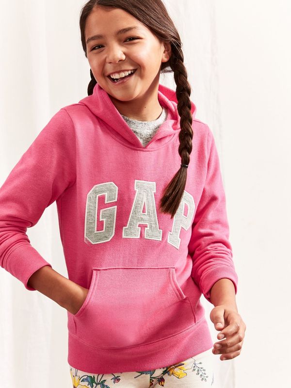 GAP Pink Girl's Sweatshirt GAP Logo hoodie sweatshirt