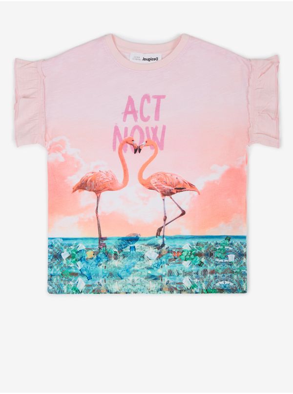 DESIGUAL Pink Girls' T-Shirt Desigual Velez - Girls