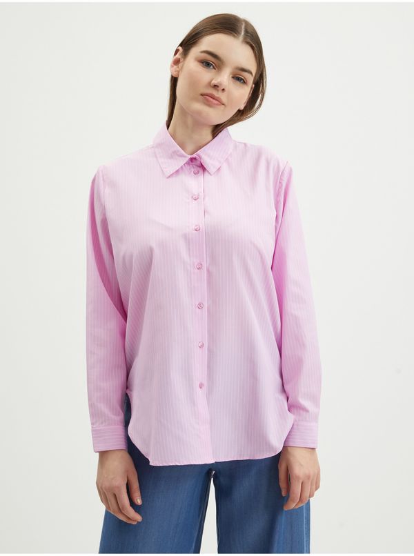 JDY Pink Ladies Striped Shirt JDY Ella - Women