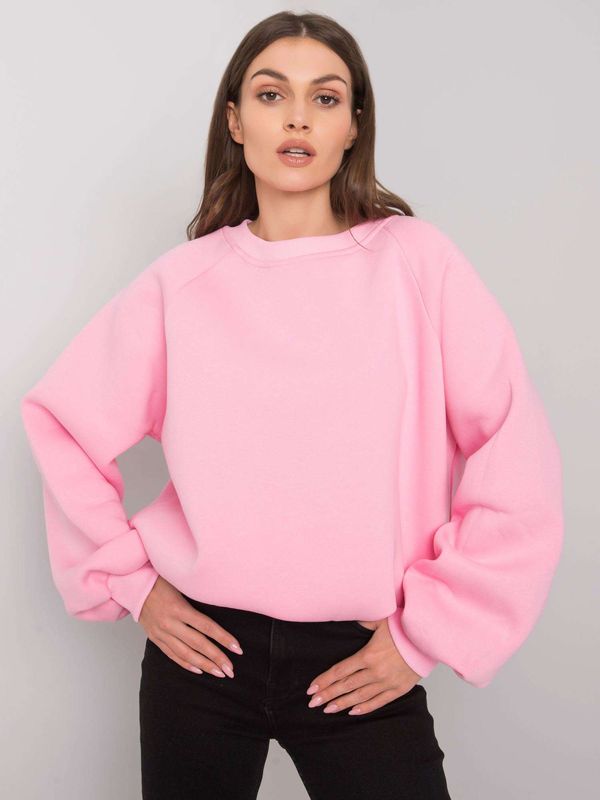Fashionhunters Pink monochrome sweatshirt RUE PARIS