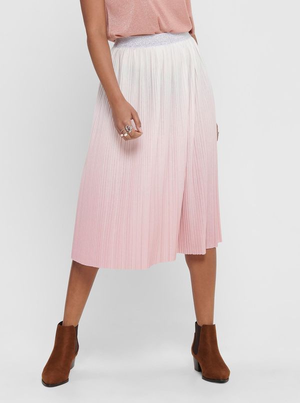 Only Pink Pleated Skirt ONLY Dippy - Women