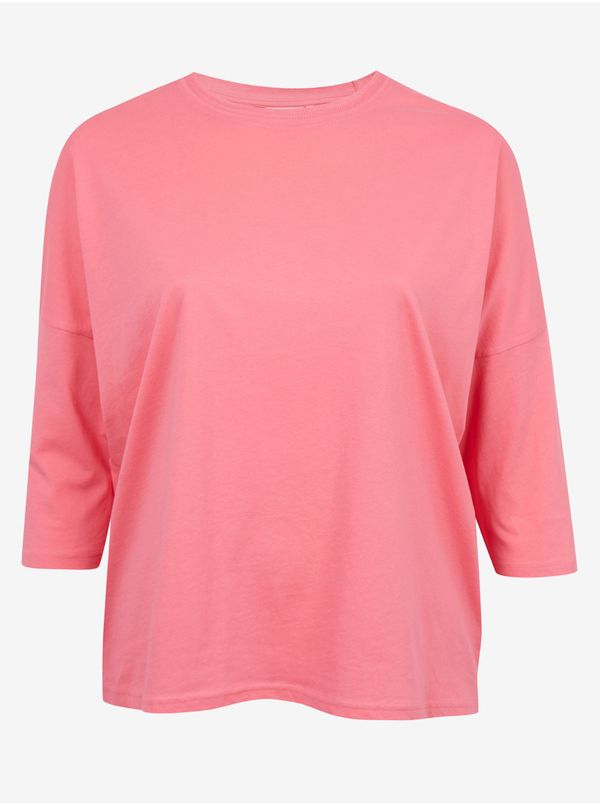 Fransa Pink women's basic t-shirt Fransa - Women's