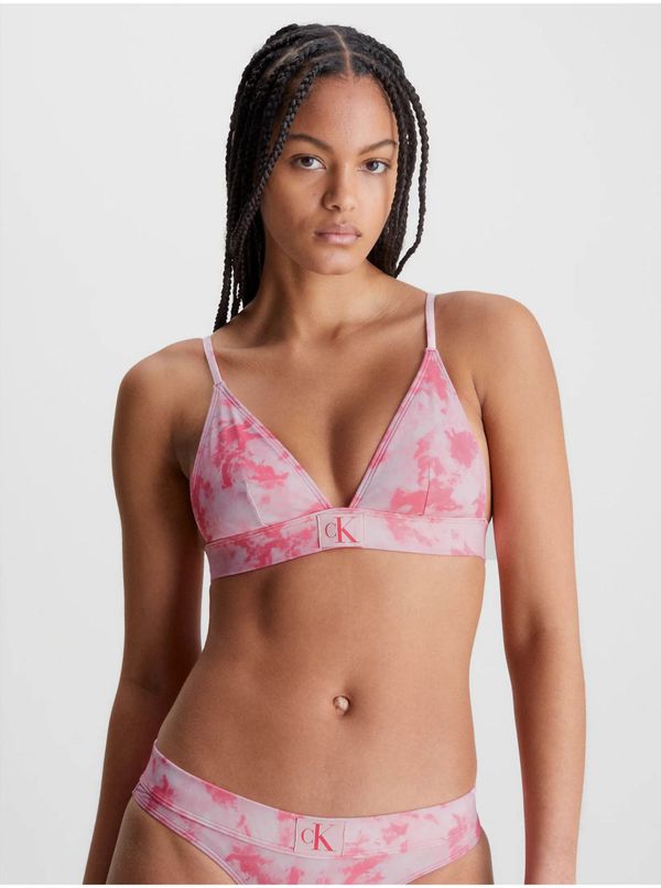 Calvin Klein Pink women's bikini top Calvin Klein Underwear Authentic-fixed - Women's