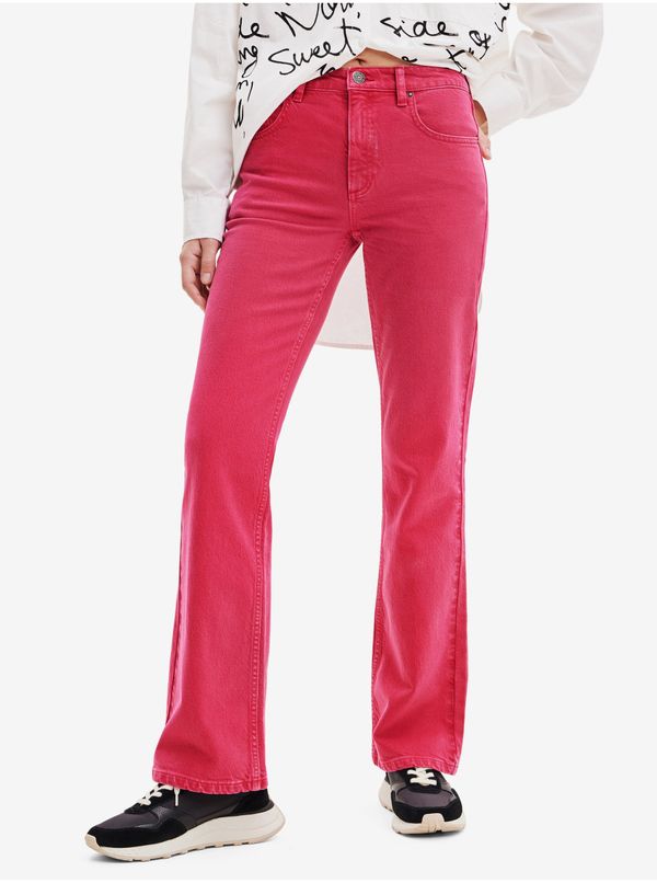 DESIGUAL Pink Women's Bootcut Jeans Desigual Oslo - Women