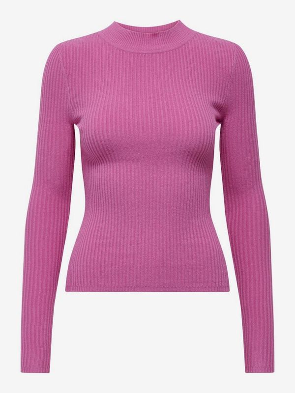 Only Pink women's lightweight ribbed sweater ONLY Louisa