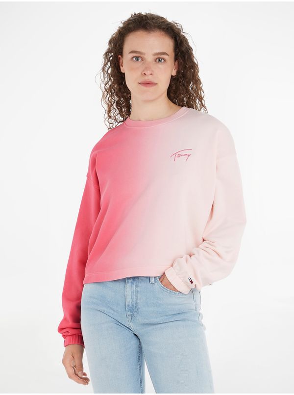 Tommy Hilfiger Pink Womens Sweatshirt Tommy Jeans - Women