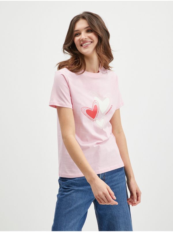 Converse Pink Women's T-Shirt Converse - Women