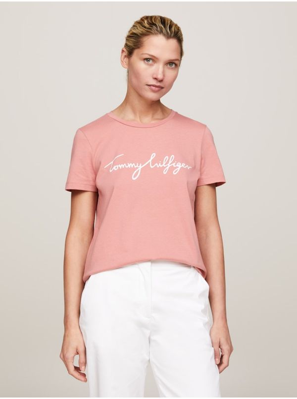 Tommy Hilfiger Pink women's T-shirt Tommy Hilfiger - Women's