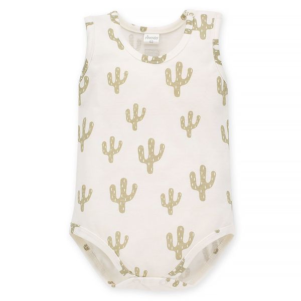 Pinokio Pinokio Kids's Free Soul Sleeveless Bodysuit Ecru/Print