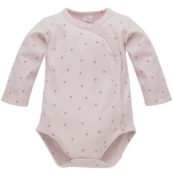 Pinokio Pinokio Kids's Hello Buttoned Longsleeve Bodysuit