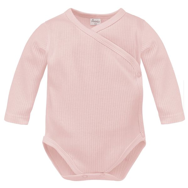 Pinokio Pinokio Kids's Lovely Day Wrapped Bodysuit LS Pink Stripe