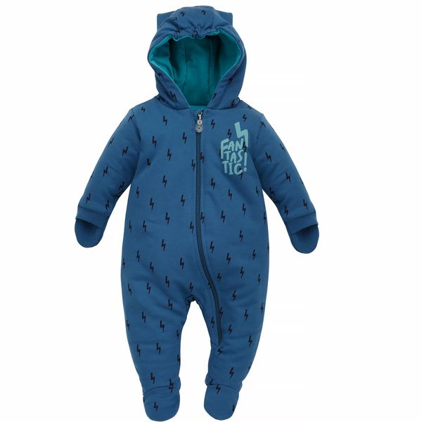 Pinokio Pinokio Kids's Orange Flip Warm Overall Navy Blue