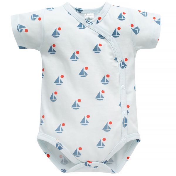 Pinokio Pinokio Kids's Sailor Bodysuit Buttoned Shortsleeve