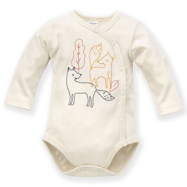 Pinokio Pinokio Kids's Secret Forest Buttoned Longsleeve Bodysuit