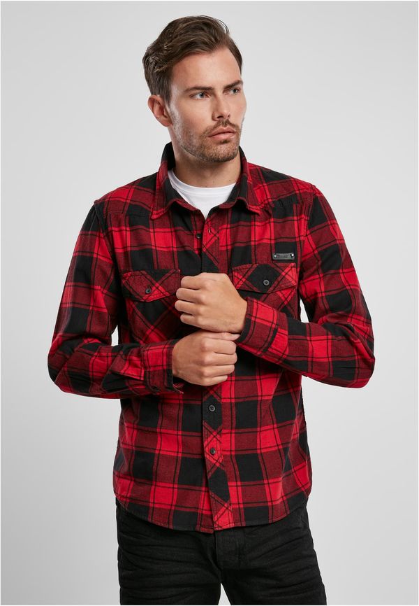 Brandit Plaid shirt red/black