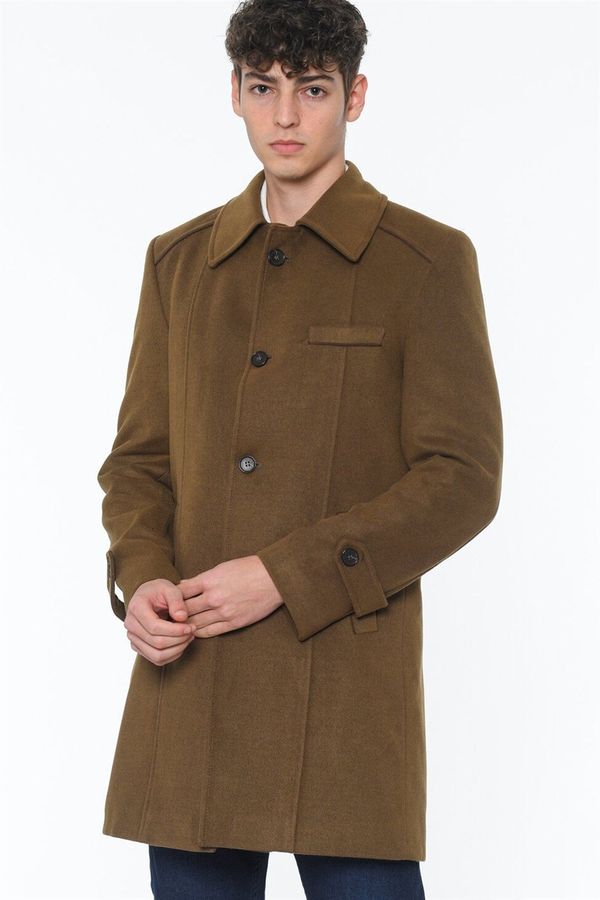 dewberry PLT7226 DEWBERRY BATTAL COAT-CAMEL