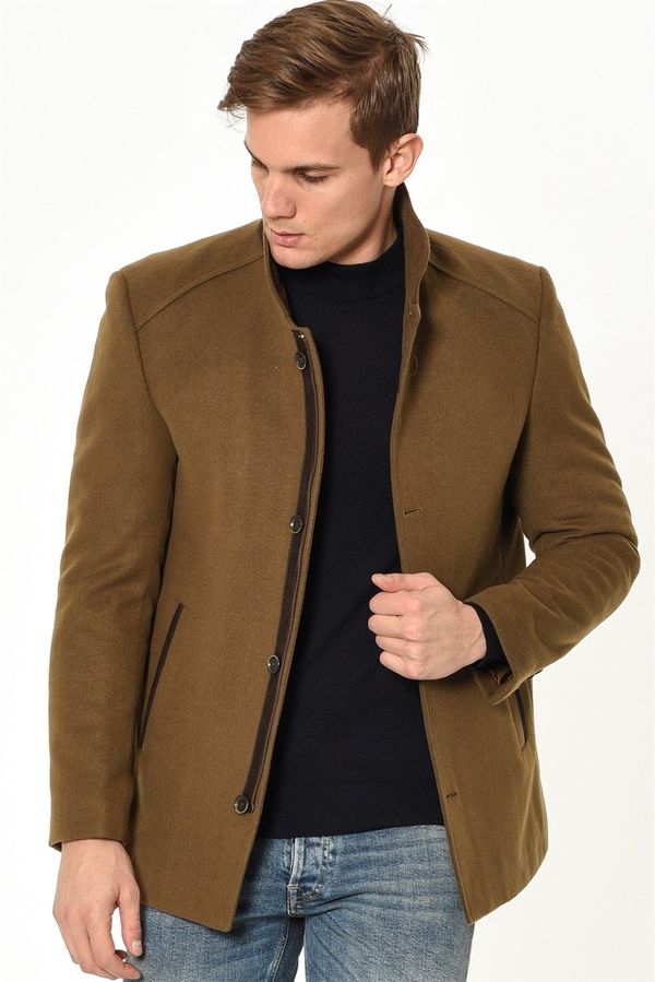 dewberry PLT8327 DEWBERRY MEN'S COAT-CAMEL