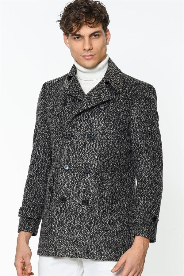 dewberry PLT8329 DEWBERRY COAT-PATTERNED LIGHT GREY