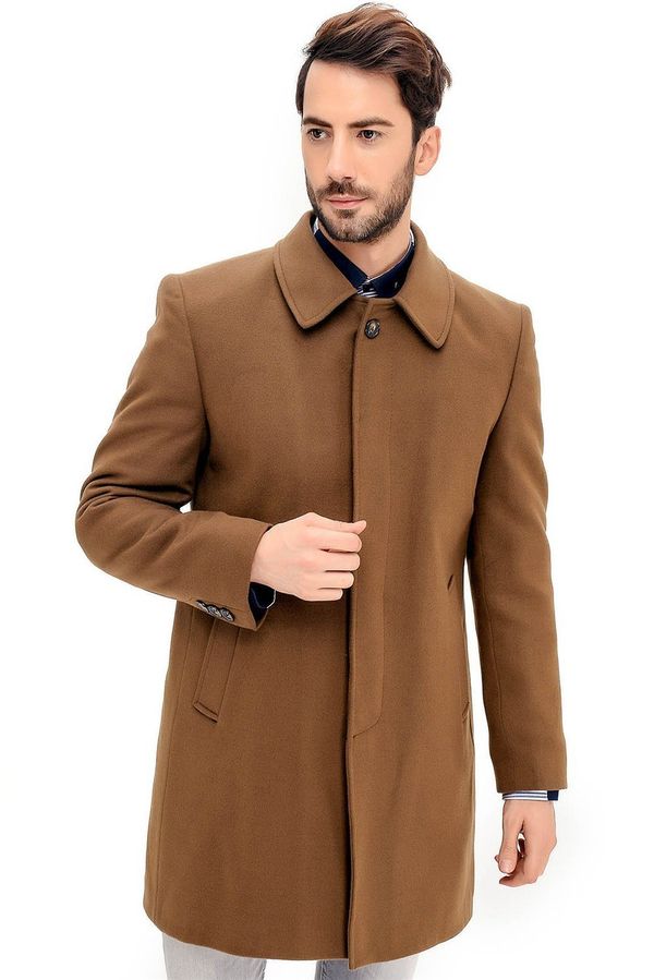 dewberry PLT8365 DEWBERRY MEN'S COAT-CAMEL