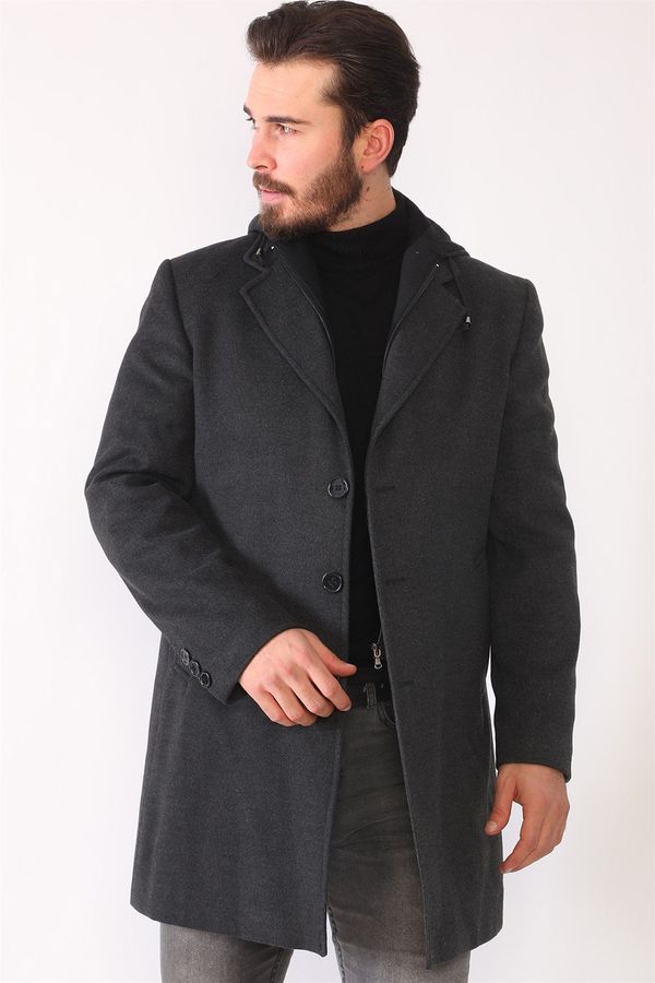 dewberry PLT8395 DEWBERRY BATTAL COAT-ANTHRACITE