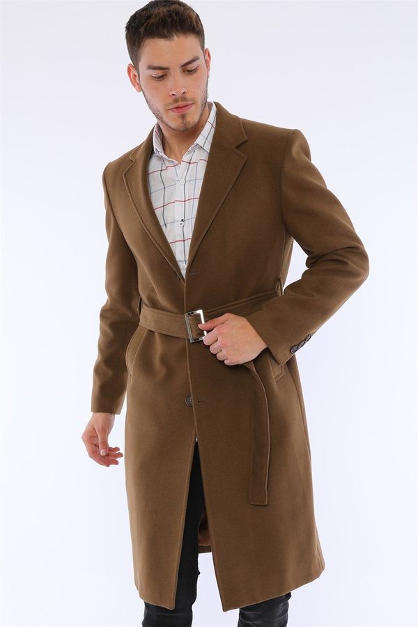 dewberry PLT8400 DEWBERRY MEN'S COAT-CAMEL