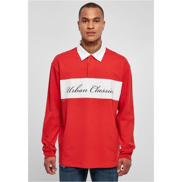 Urban Classics Plus Size Long Sleeve Rugby