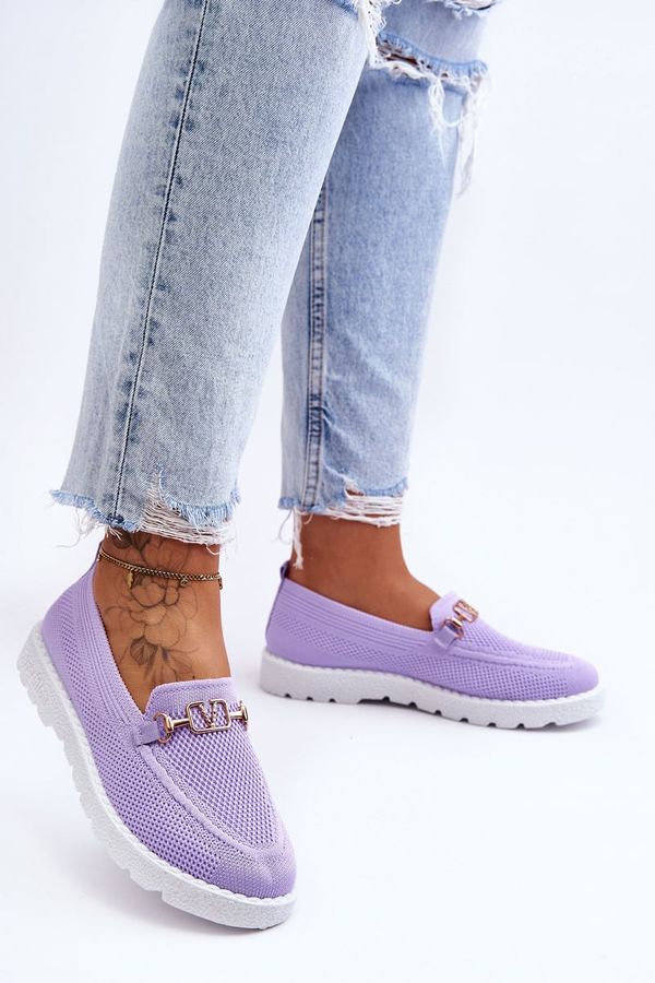 PM1 PM1 Women's Slip-On Sneakers With Embellishment Violet Alena