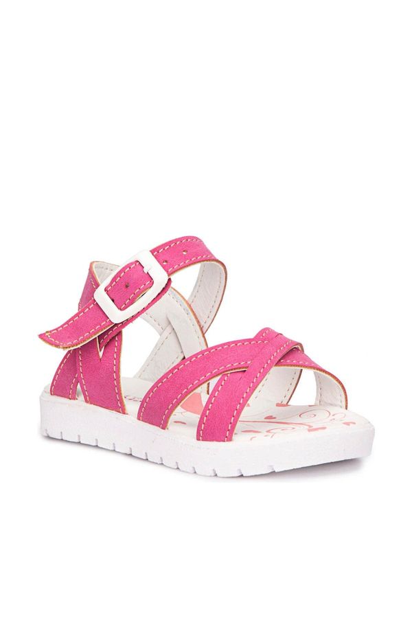 Polaris Polaris  71.508159.b Fuchia Baby Girl Flat Sandals