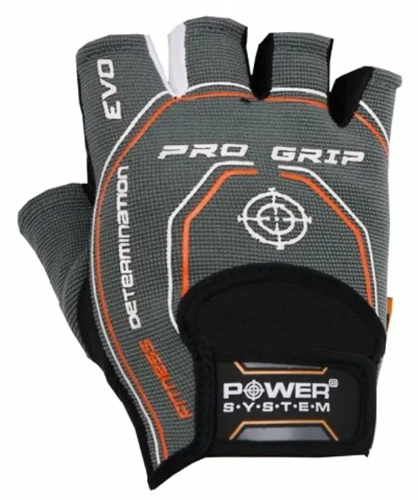 Power System Power System Fitness Rukavice Pro Grip Evo Šedé M