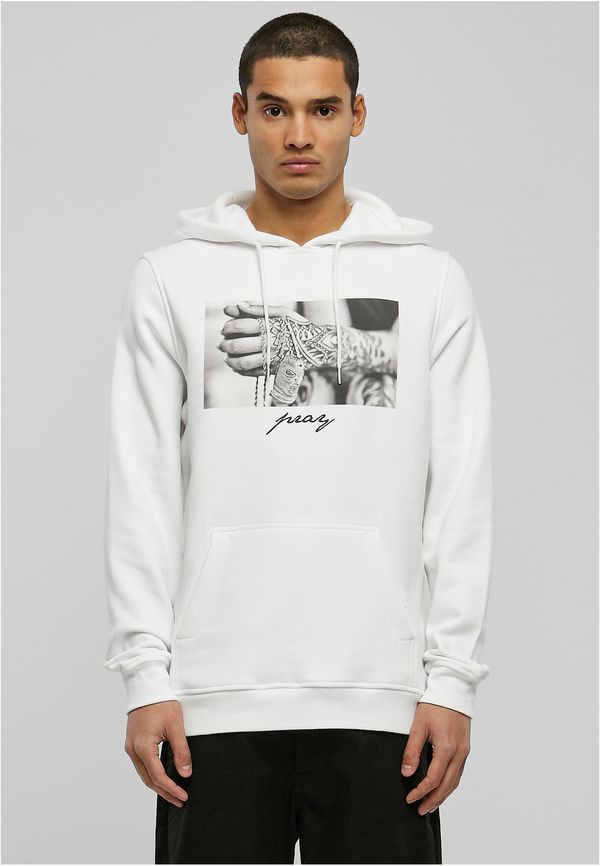 Mister Tee Praying 2.0 Hoody White