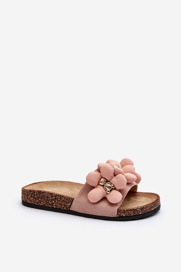 PS1 PS1 Women's Pink Embellished Slippers Bunlia