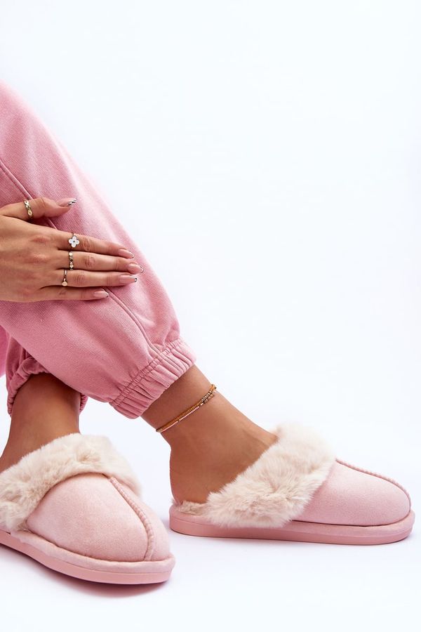 PS1 PS1 Women's Slippers With Fur Pink Pinky